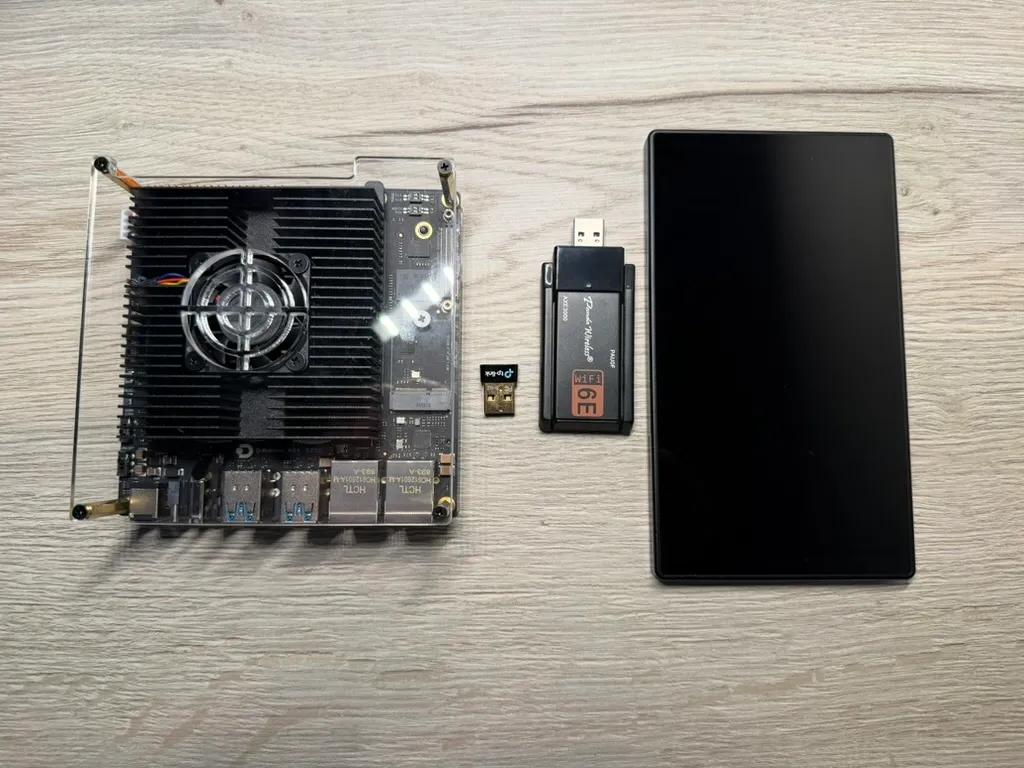 Photo of the S100 and PAU0F.